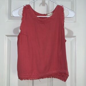 Altar'd State Red Sleeveless Blouse